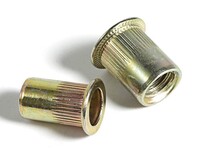 10-24 BRASS CAD PLTD AT NUTSERT, STANDARD RIVETNUT